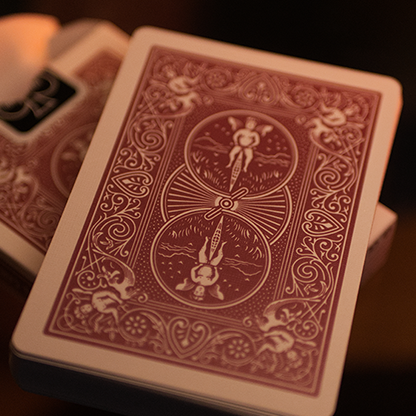 Bicycle Metallic Ruby Playing Cards