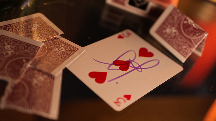 Bicycle Metallic Ruby Playing Cards
