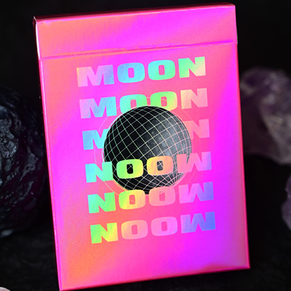 Moon (Pink Holo) Playing Cards