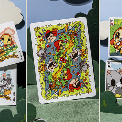 Bicycle Paper Royals Red Riding Hood Playing Cards