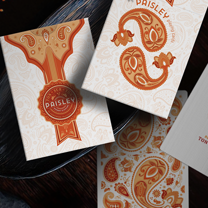 Paisley Ton sur Ton Poudre Orange workers Deck