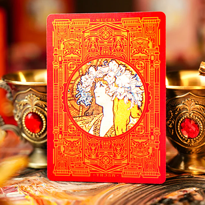Mucha Standard Playing Cards by 52 MUSÉE