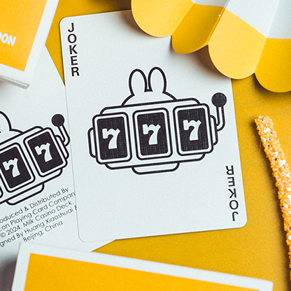 Gilded Milk Casino Deck (Gold) by Bacon Playing Card Company