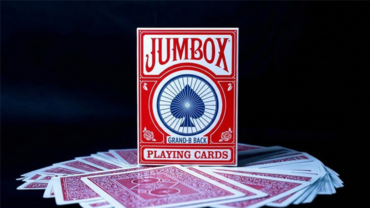 Jumbox Invisible Deck (Red) by Magic Dream
