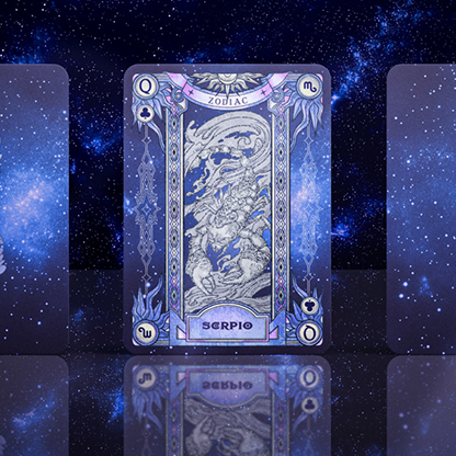 Zodiac (Scorpio) Luminous Edition Playing Cards by TCC