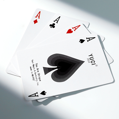 Yuci Tiny Wizard Black Playing Cards by TCC