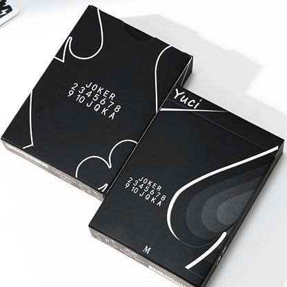 Yuci Tiny Wizard Black Playing Cards by TCC