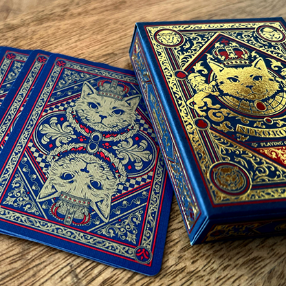 Neko Royal Blue Playing Cards