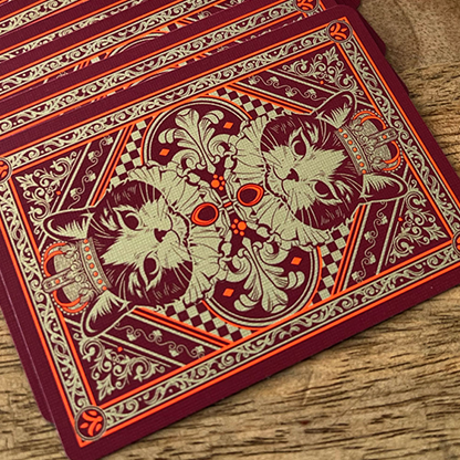 Neko Royal Red Playing Cards