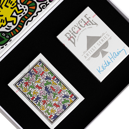 Bicycle Keith Haring (Box Set Red and Blue) Playing Cars by US Playing Cards