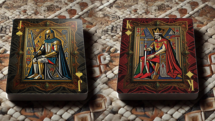 The Spirit of Cubism (Dark Black) Playing Cards