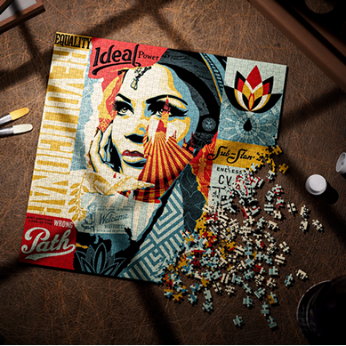 OBEY Jigsaw Puzzle by theory11