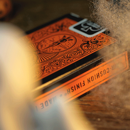 Bicycle Reverse (Orange) Playing Cards