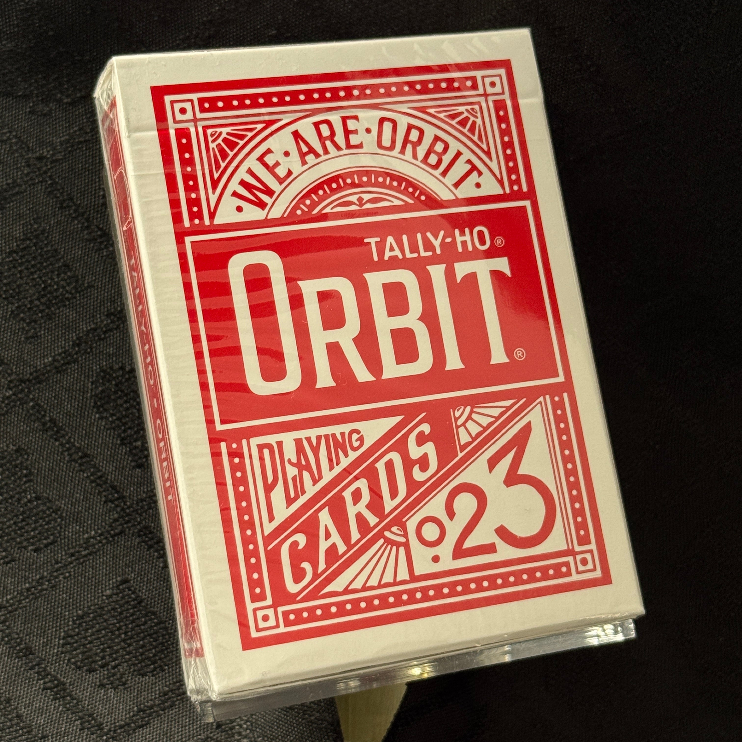 Orbit Tally-Ho Playing Cards (Red)