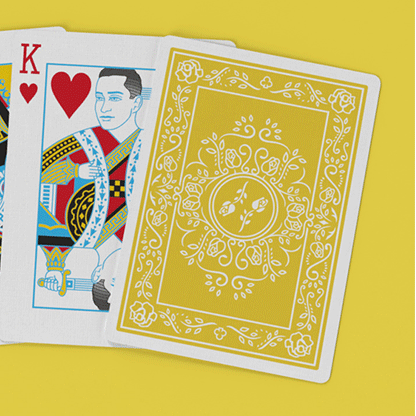 Black Roses Sunny Days Playing Cards