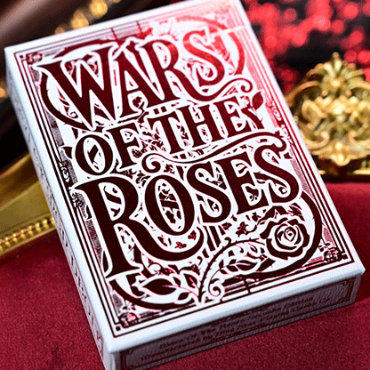 Wars of the Roses (2nd Edition Red Tuck- Gilded ) Playing Cards