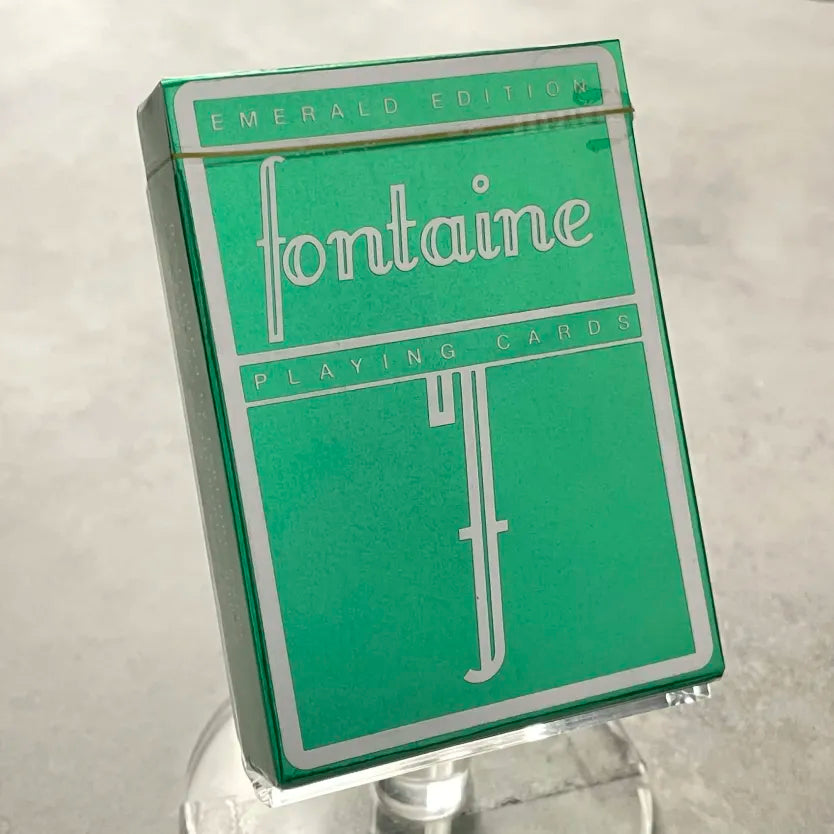 Emerald Foil Playing Cards