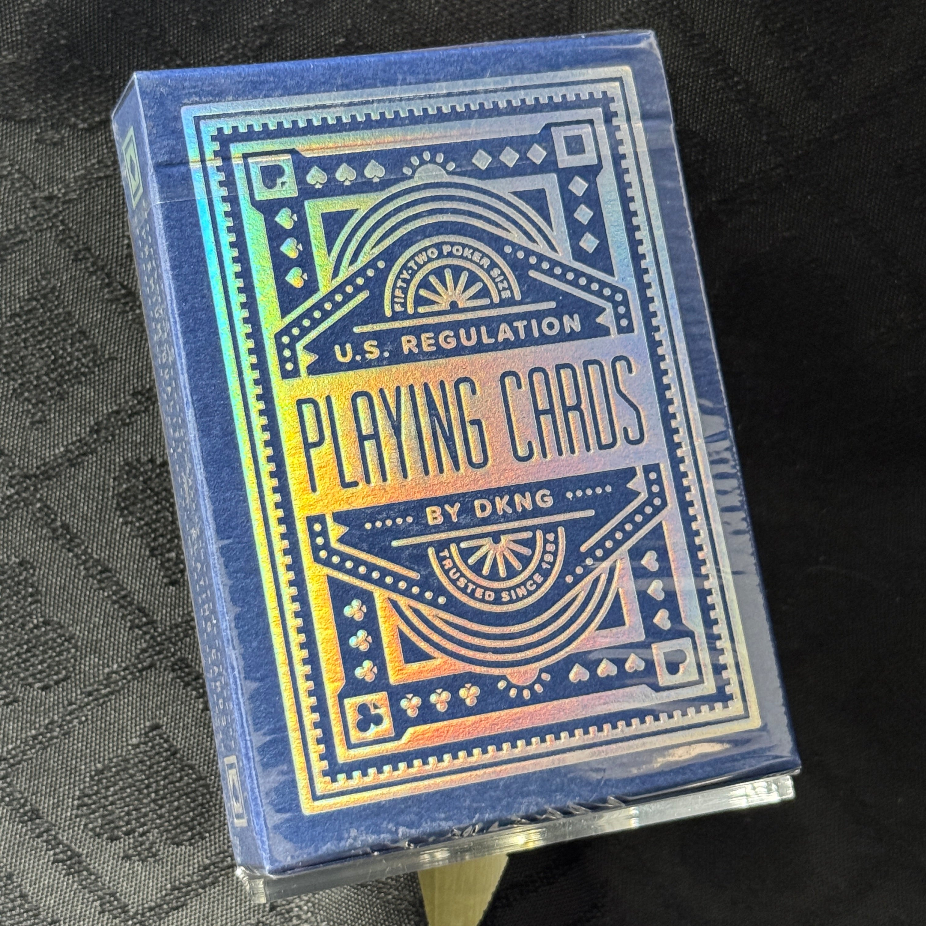 DKNG Rainbow Wheels (Blue) Playing Cards