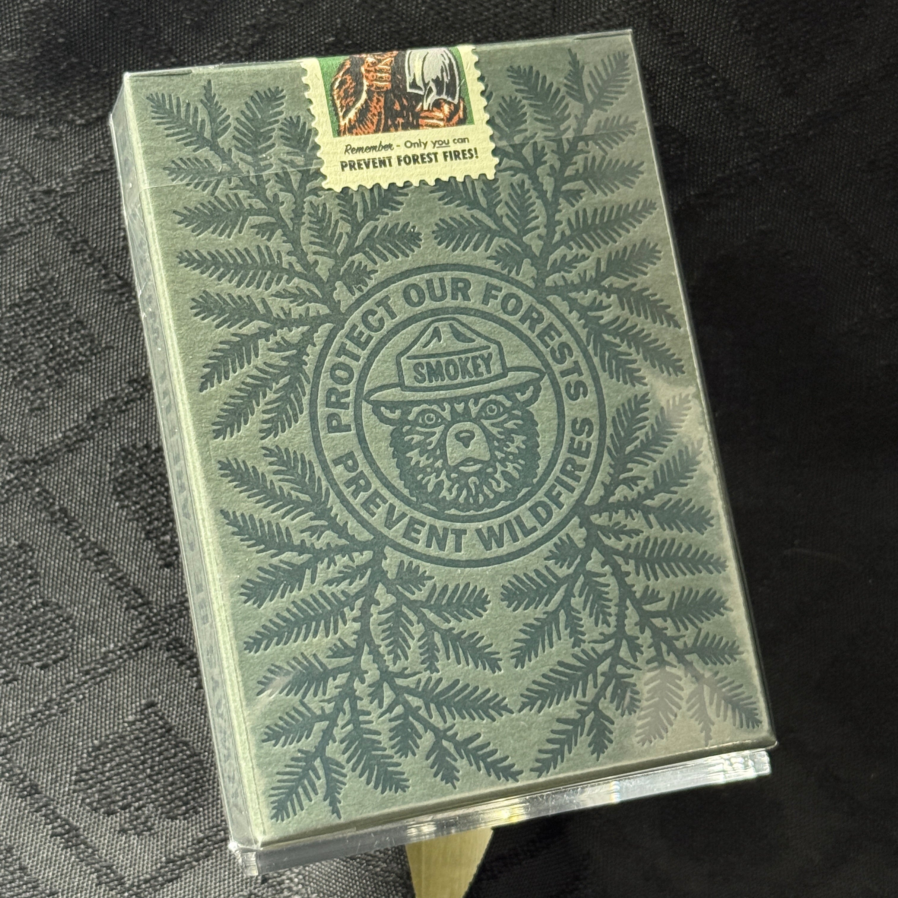 Smokey Bear (Dark Green) Playing Cards