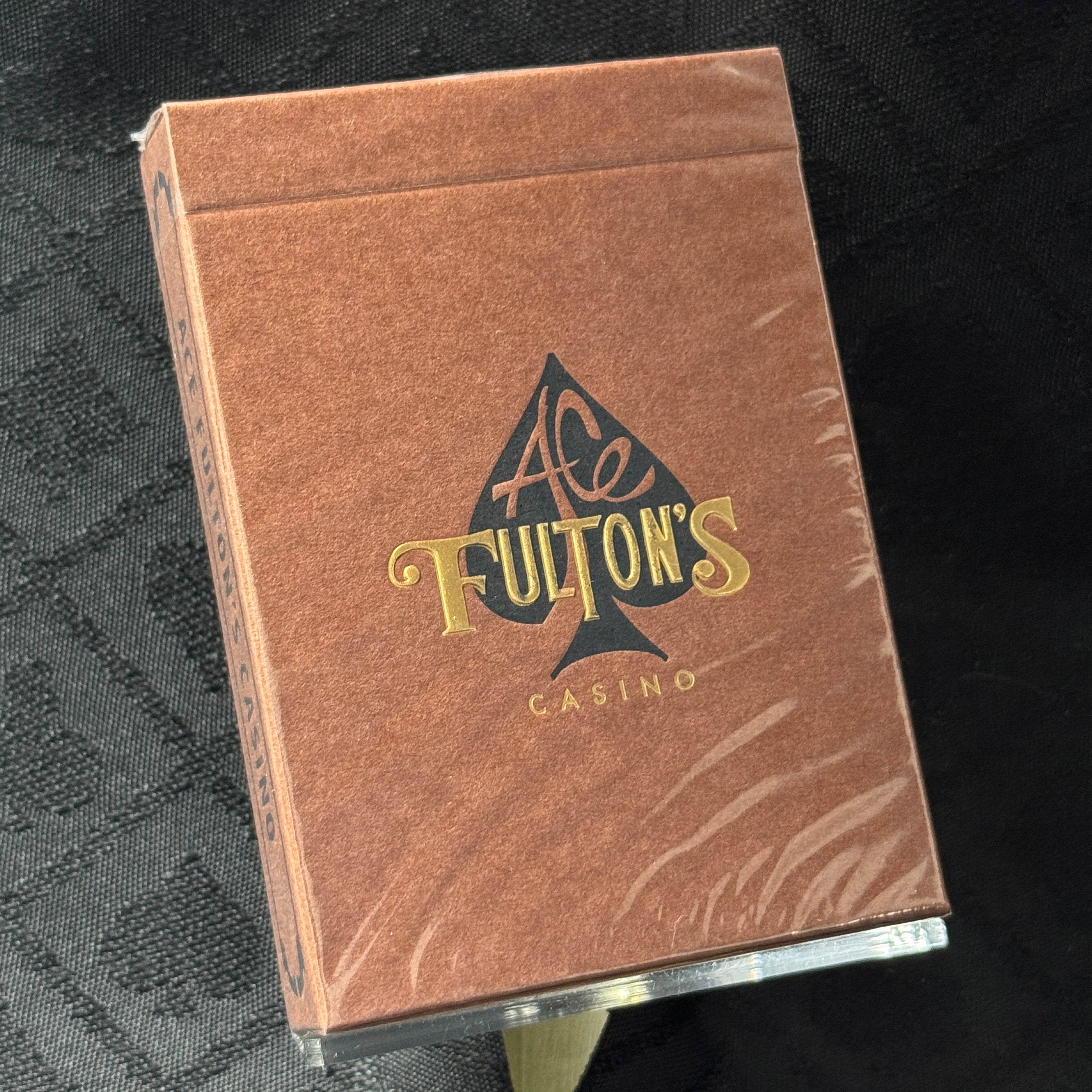 Ace Fulton's Casino Vintage Back (Tobacco) Playing Cards