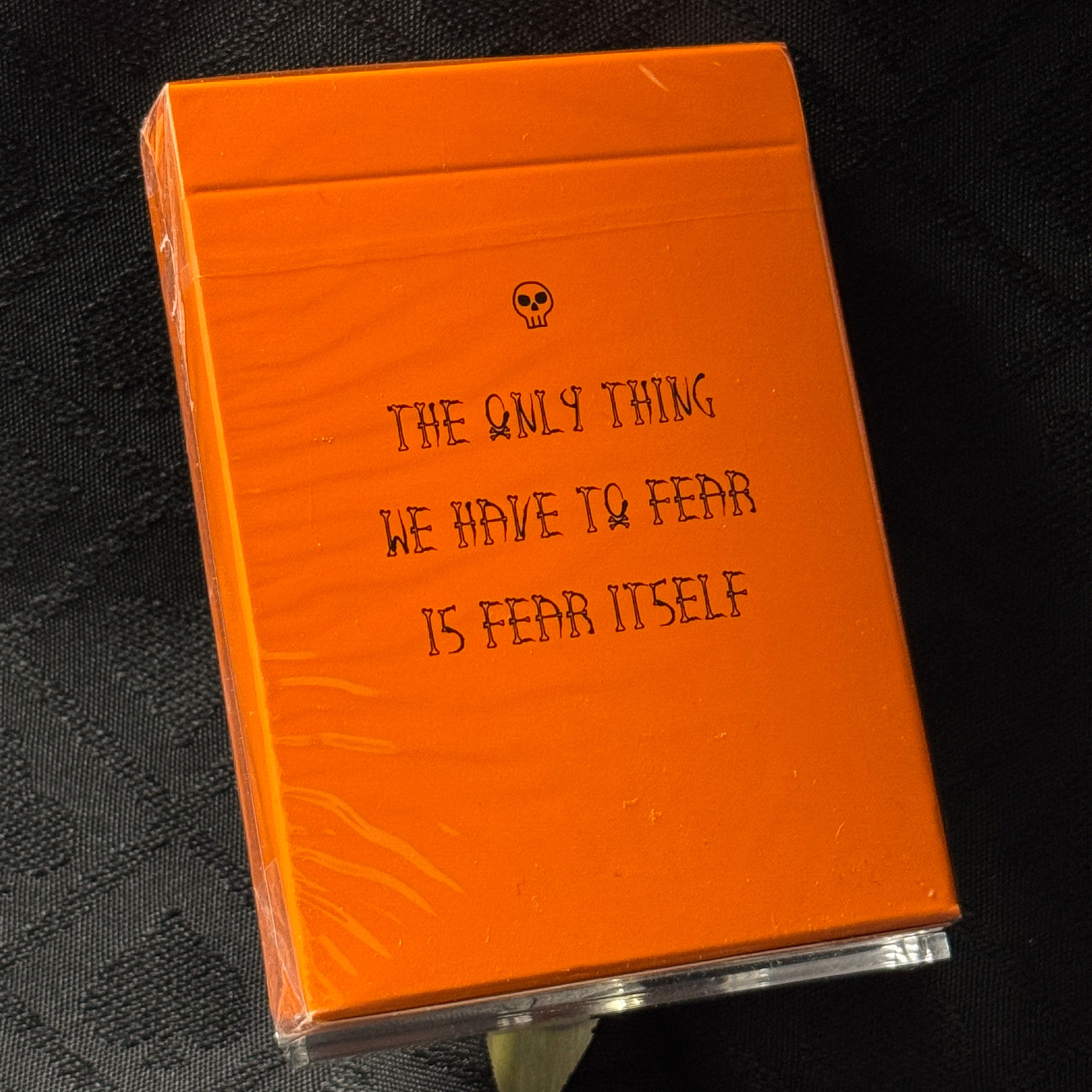 Fear V3/Orange Playing Cards