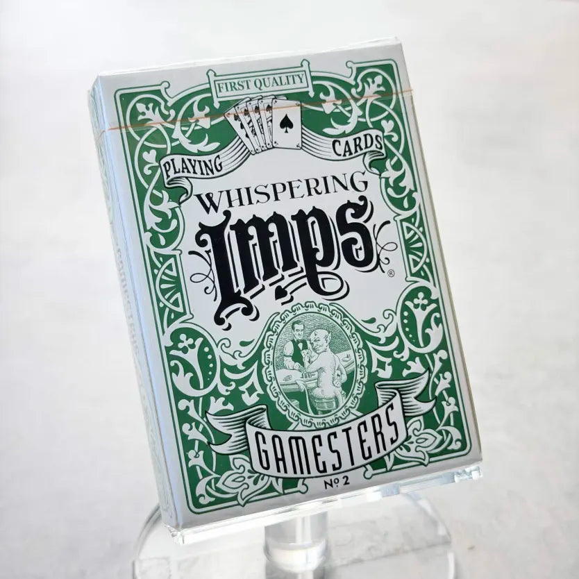 Whispering Imps Gamesters (Green Limited Edition) Playing Cards