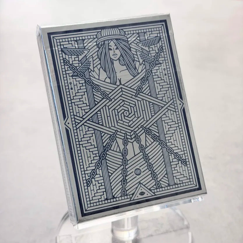 Memoria Entropia Argentea Playing Cards