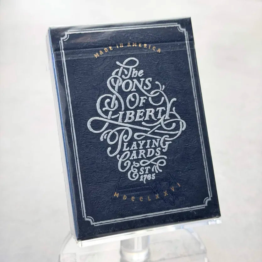 Sons Of Liberty Patriot Blue Playing Cards