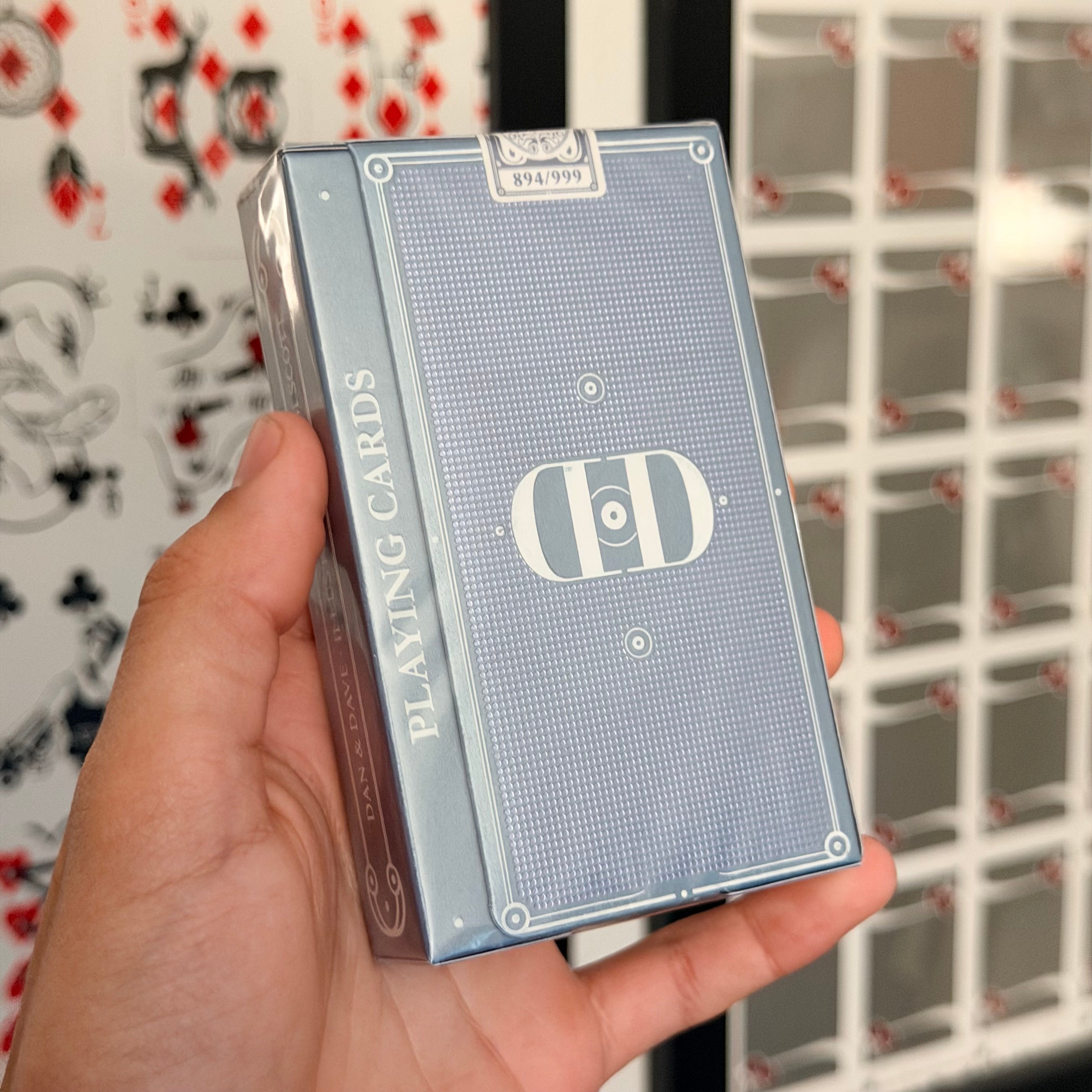 Smoke & Mirrors V9 Deluxe (Blue) Playing Cards