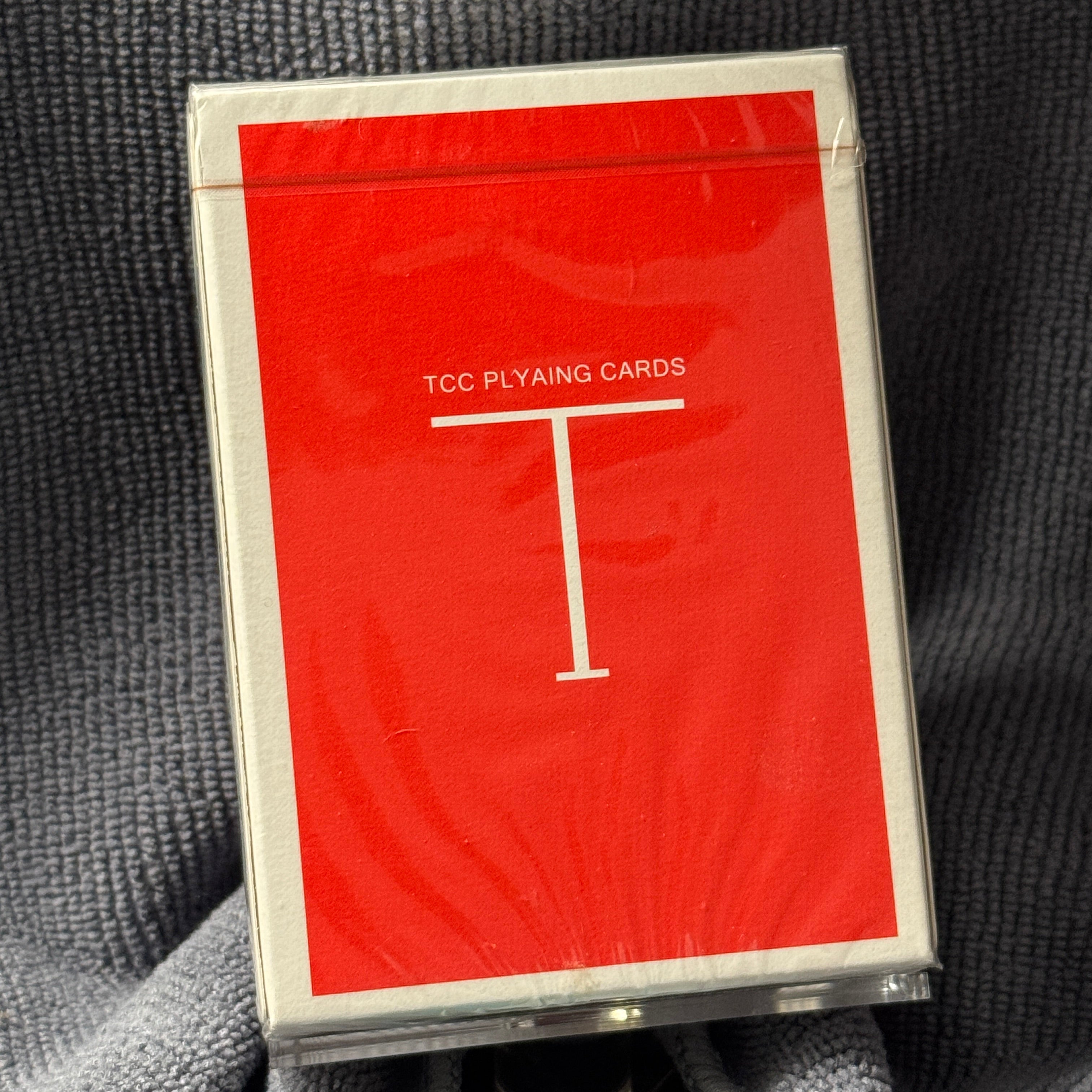 Classic T Seconds Playing Cards (Red, Misprint - "Plyaing")