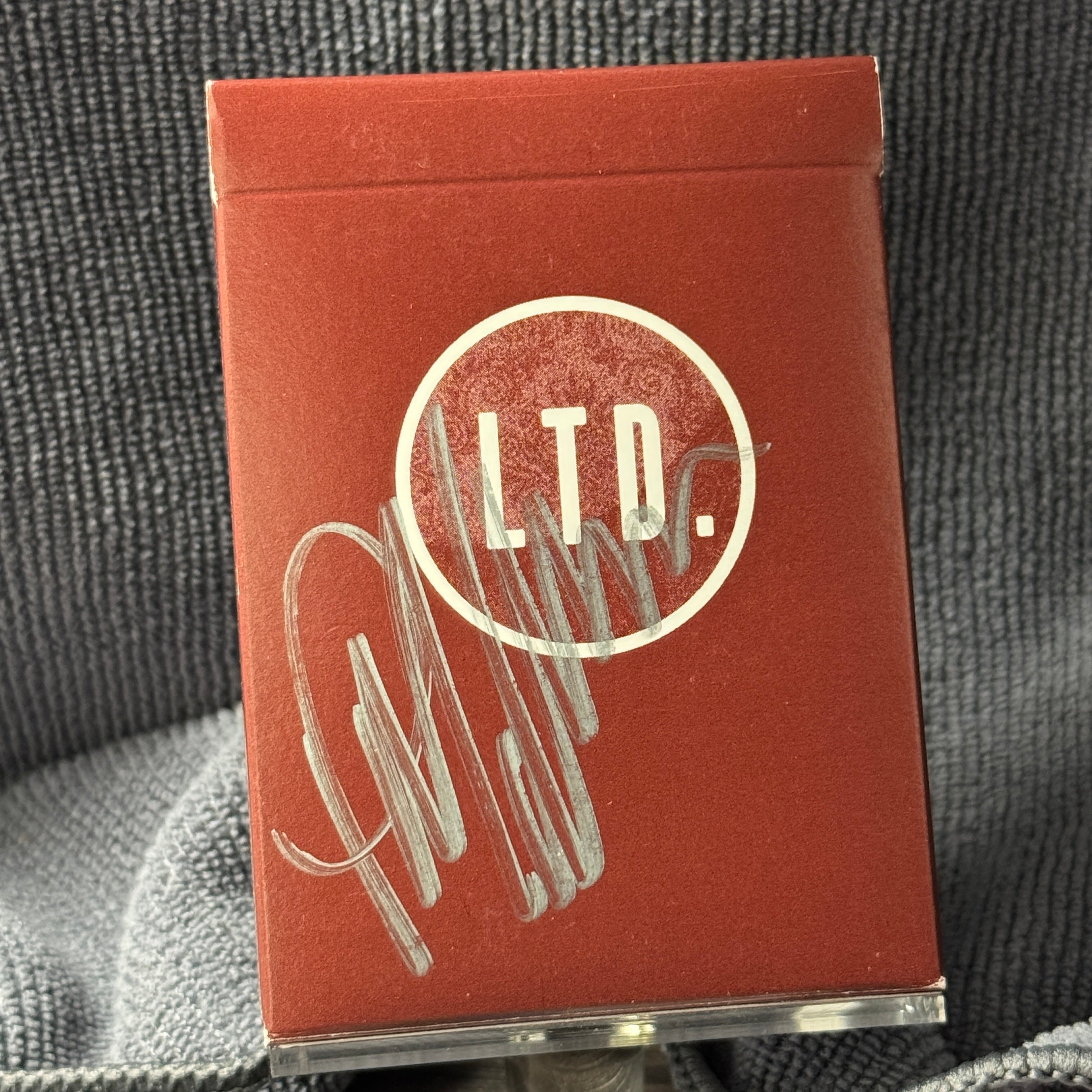 LTD Playing Cards (Red, Signed)