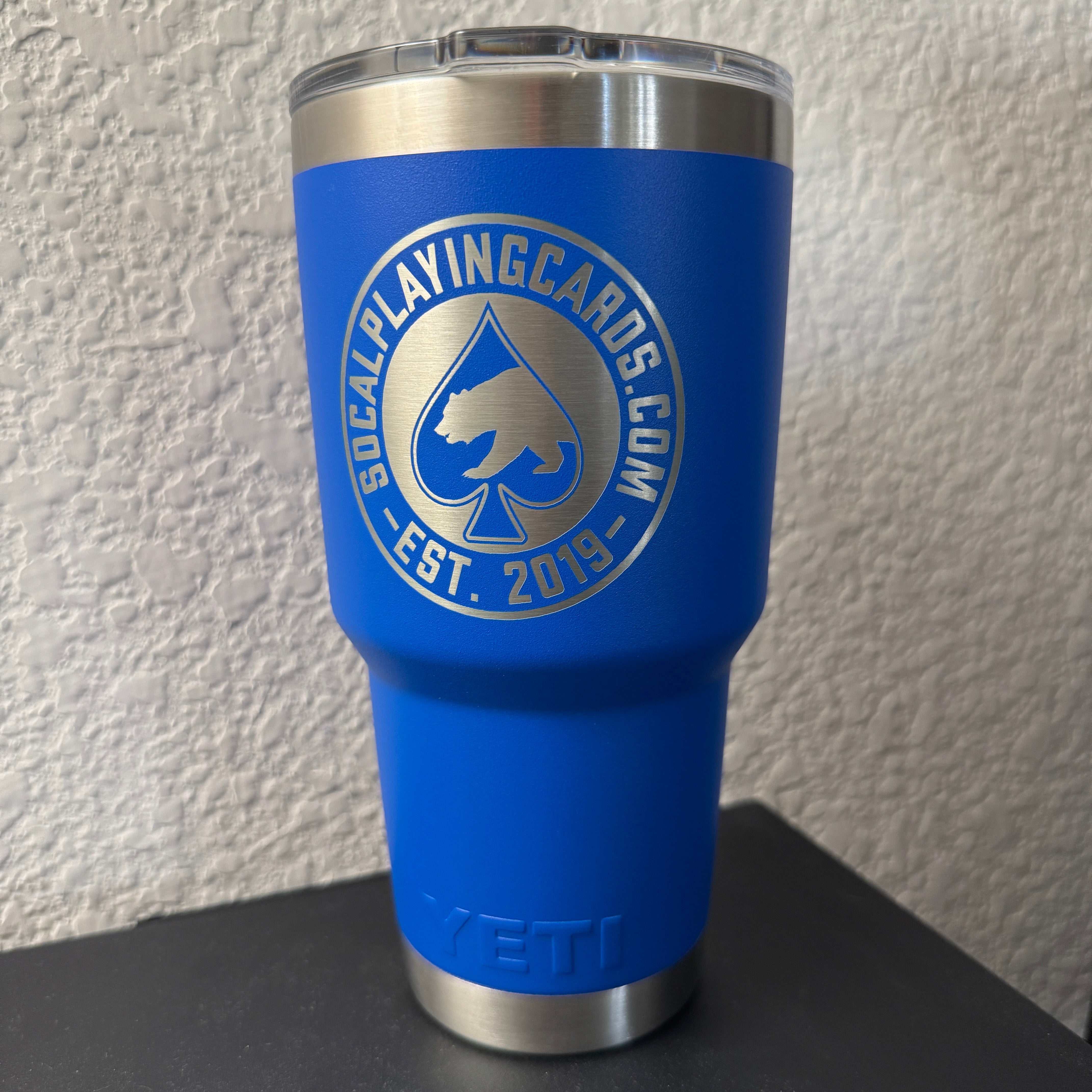 SoCal Playing Cards Yeti 30oz. Rambler (Blue)