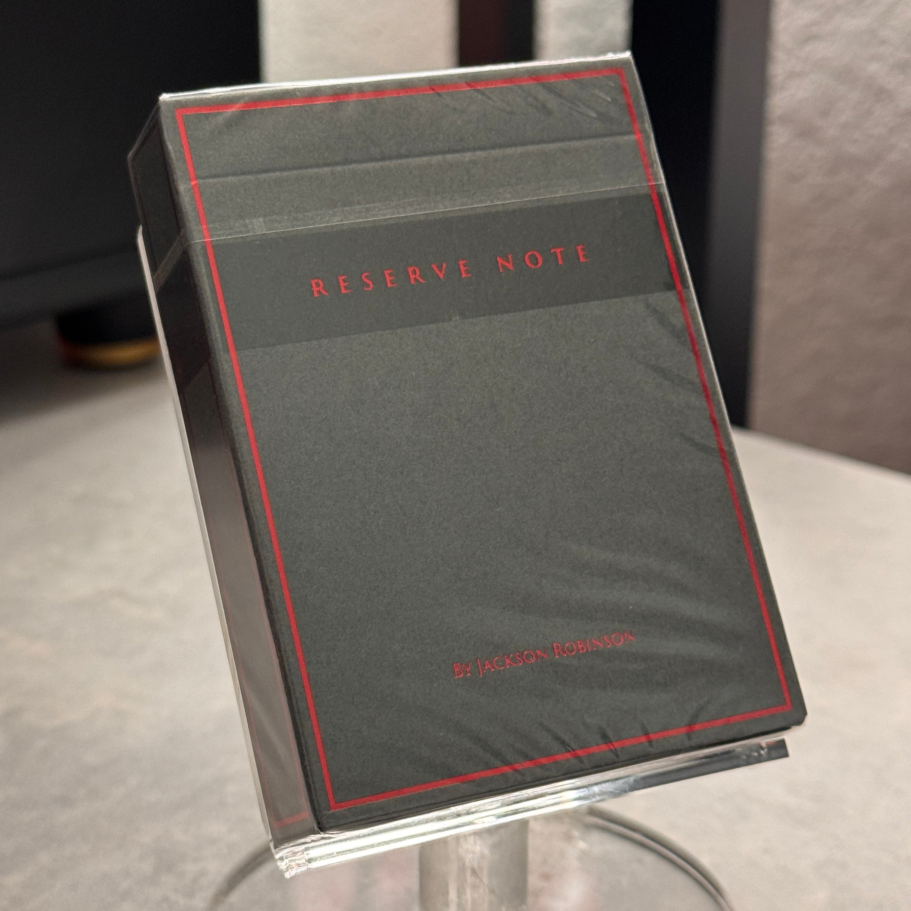 Reserve Note (Limited-Foiled #58/600) Playing Cards