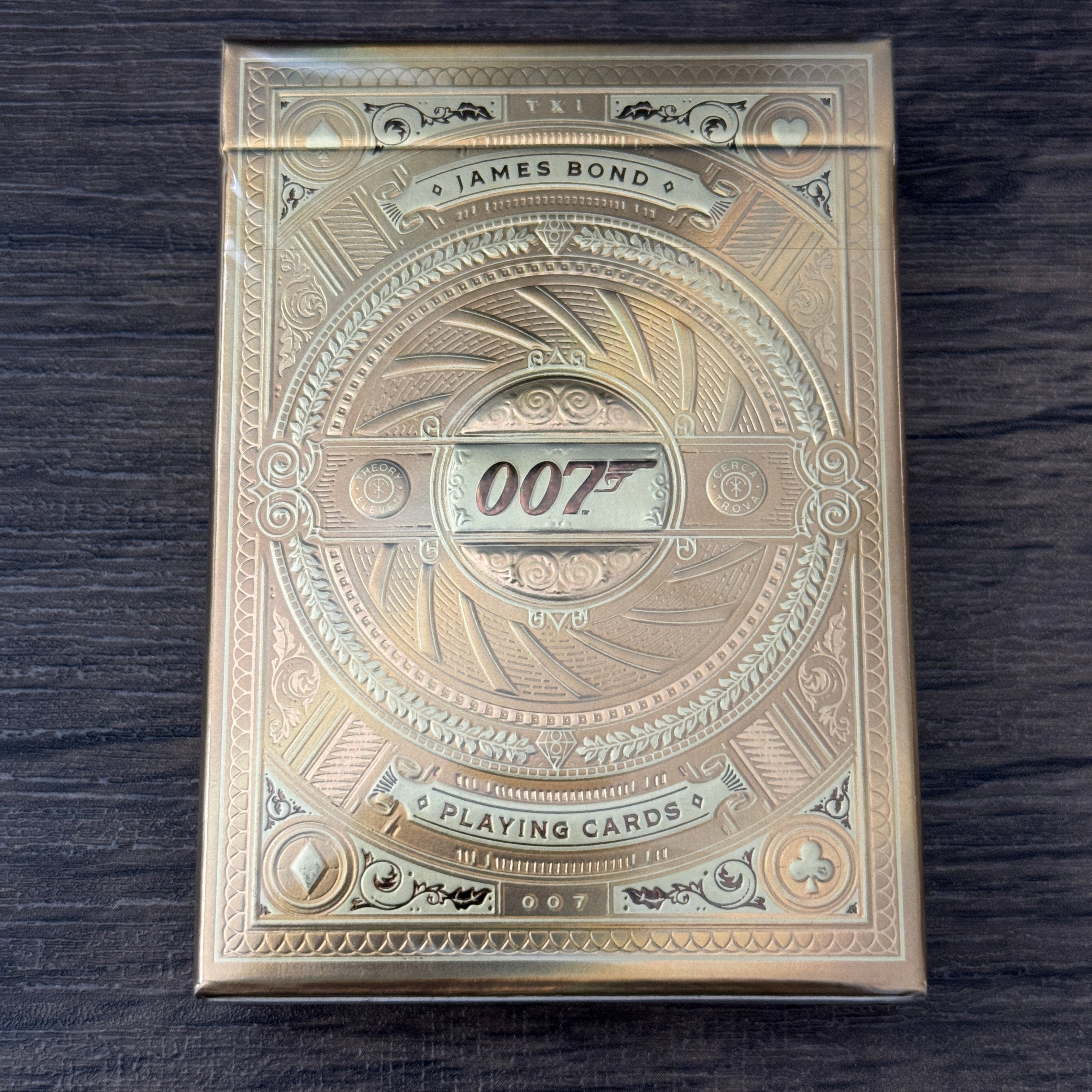 James Bond 007 Gold Edition Playing Cards