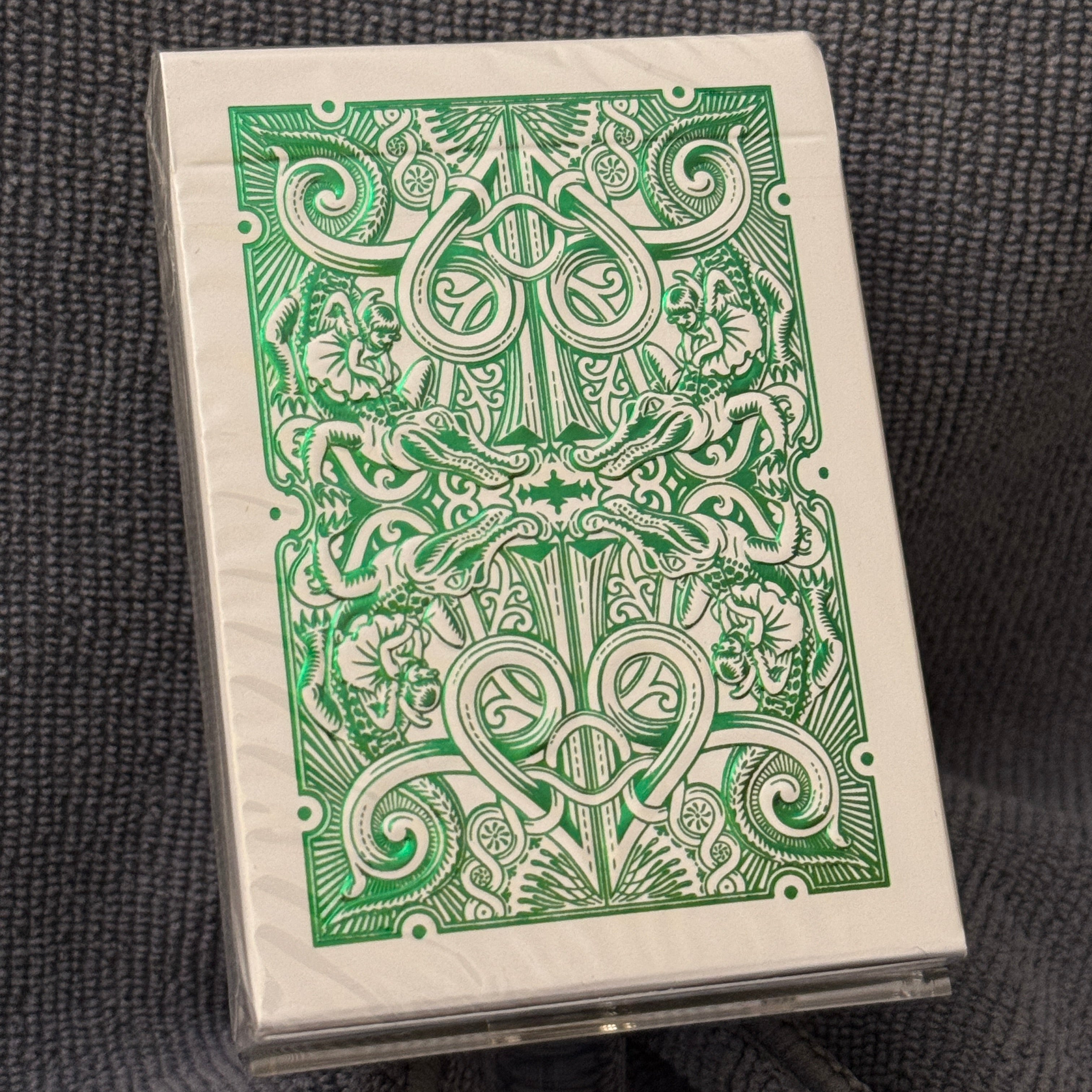 Gatorbacks Playing Cards (Green Foil)