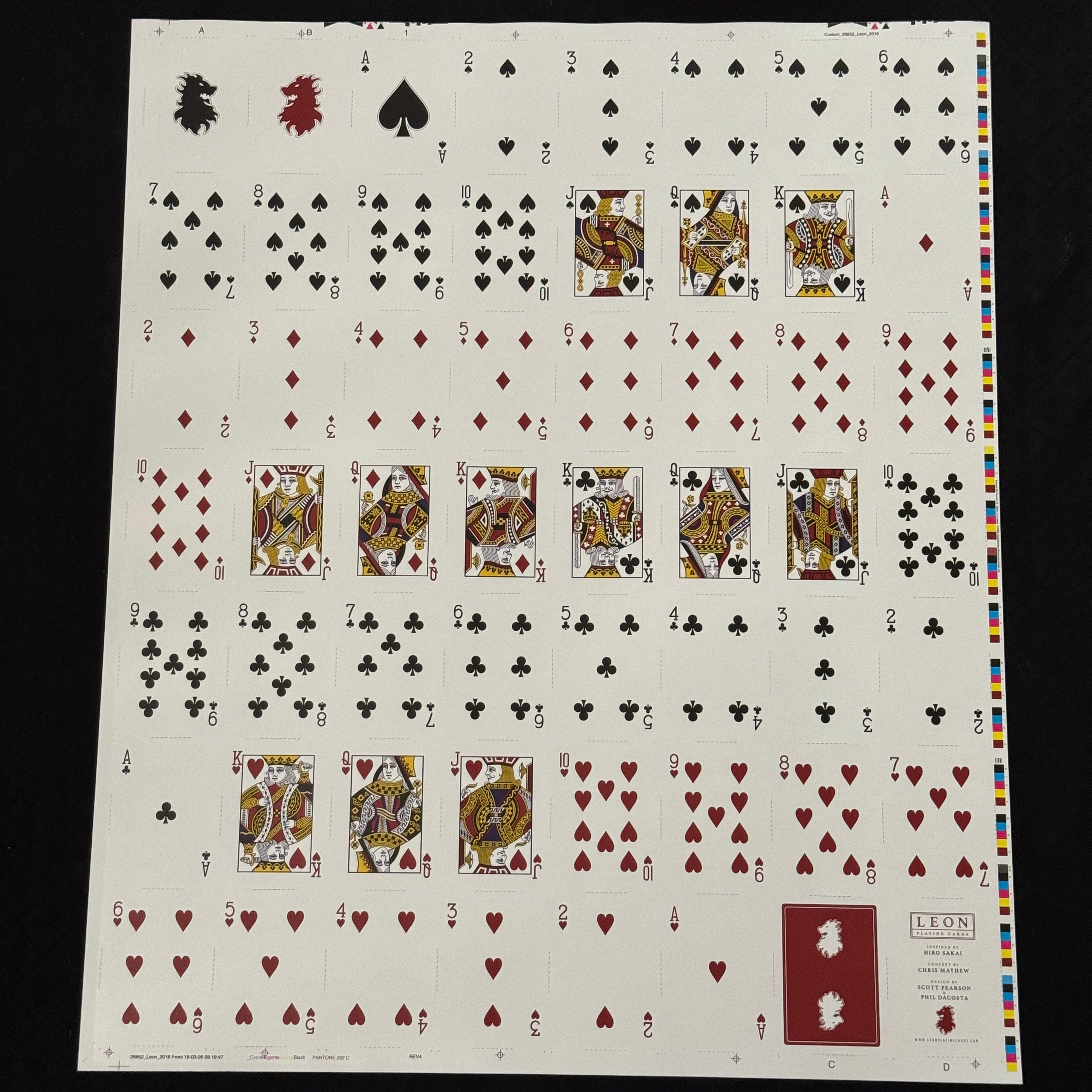 Leon V1 Uncut Sheet