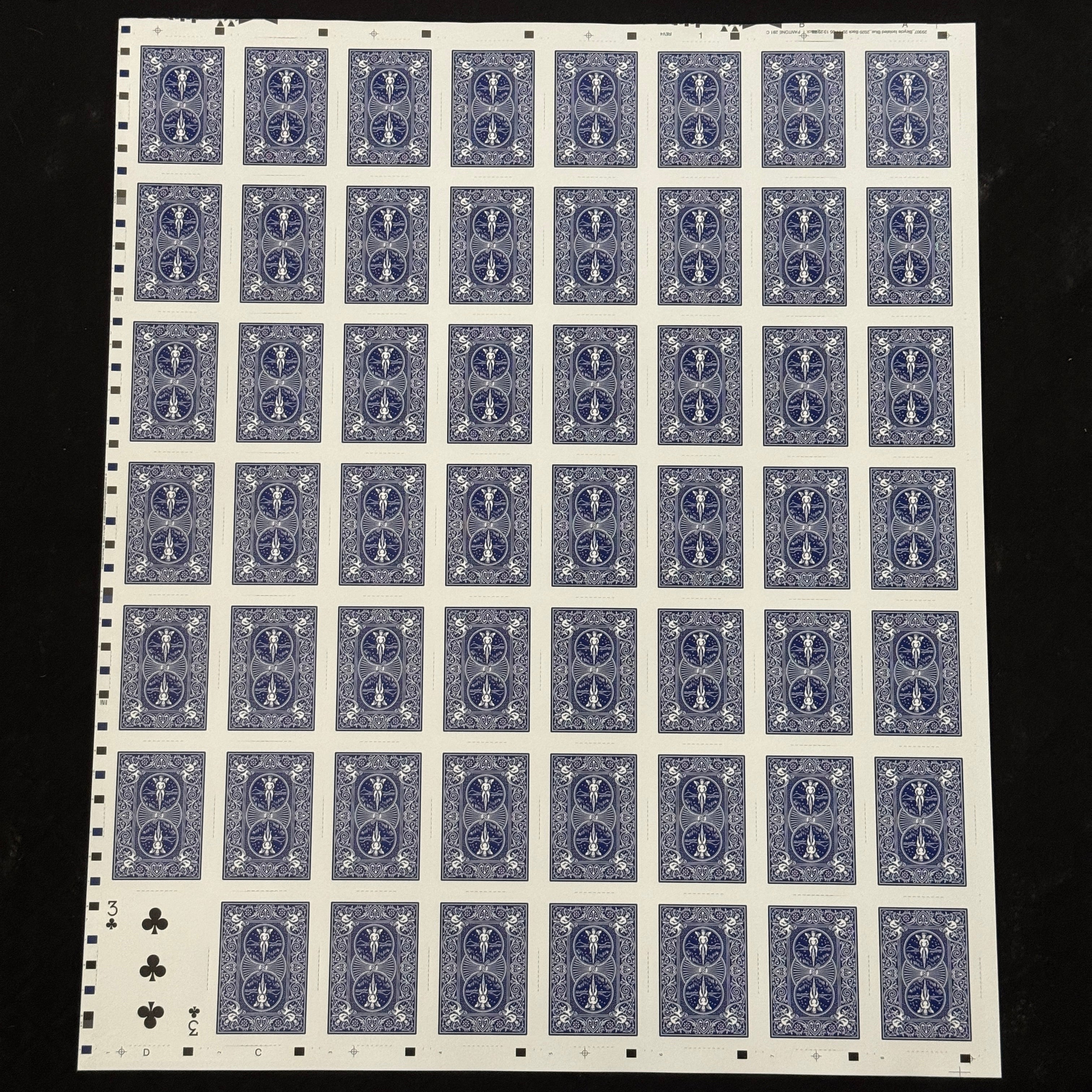 Bicycle Pro-Isolated (Blue) Uncut Sheet