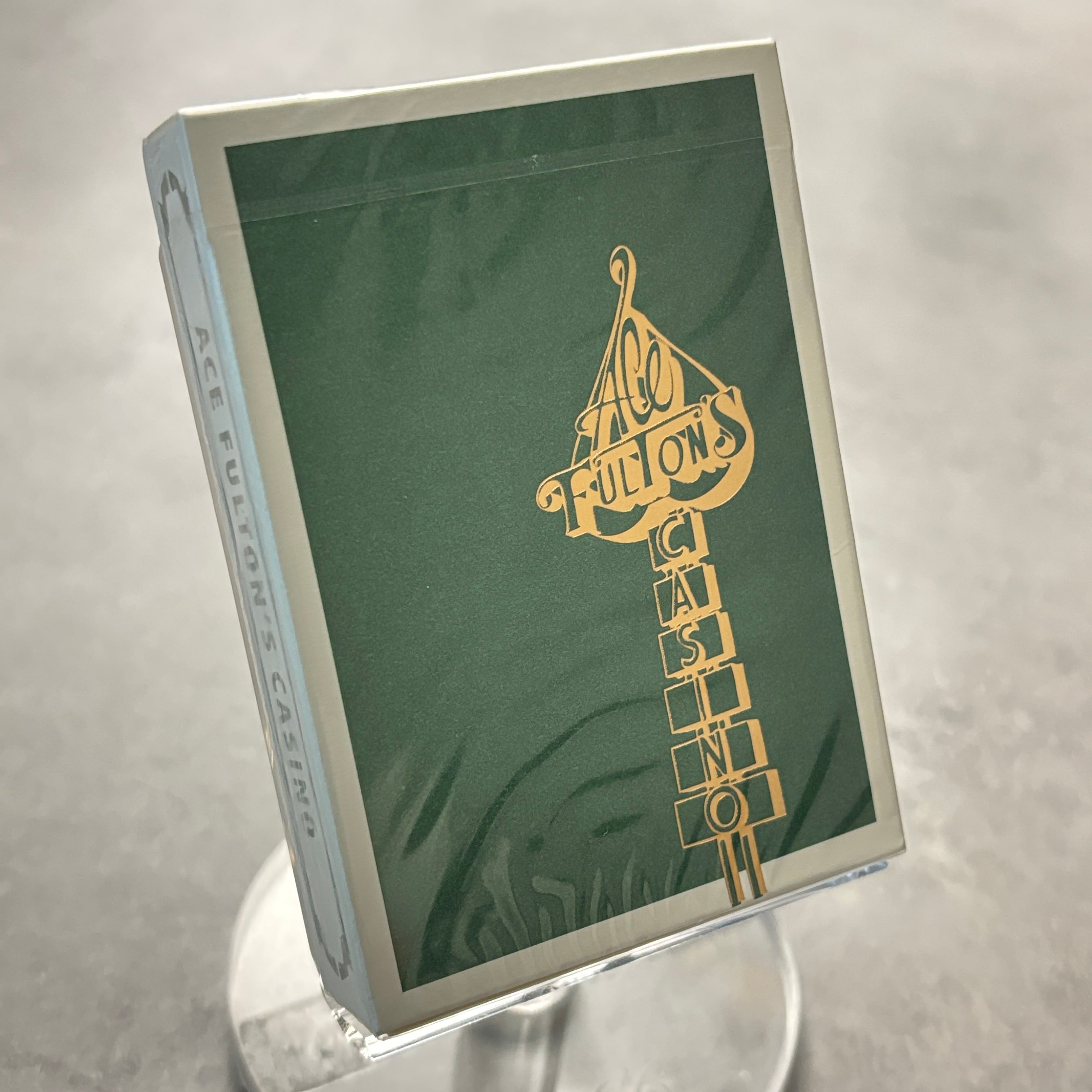 Ace Fulton's Casino (Green) Playing Cards