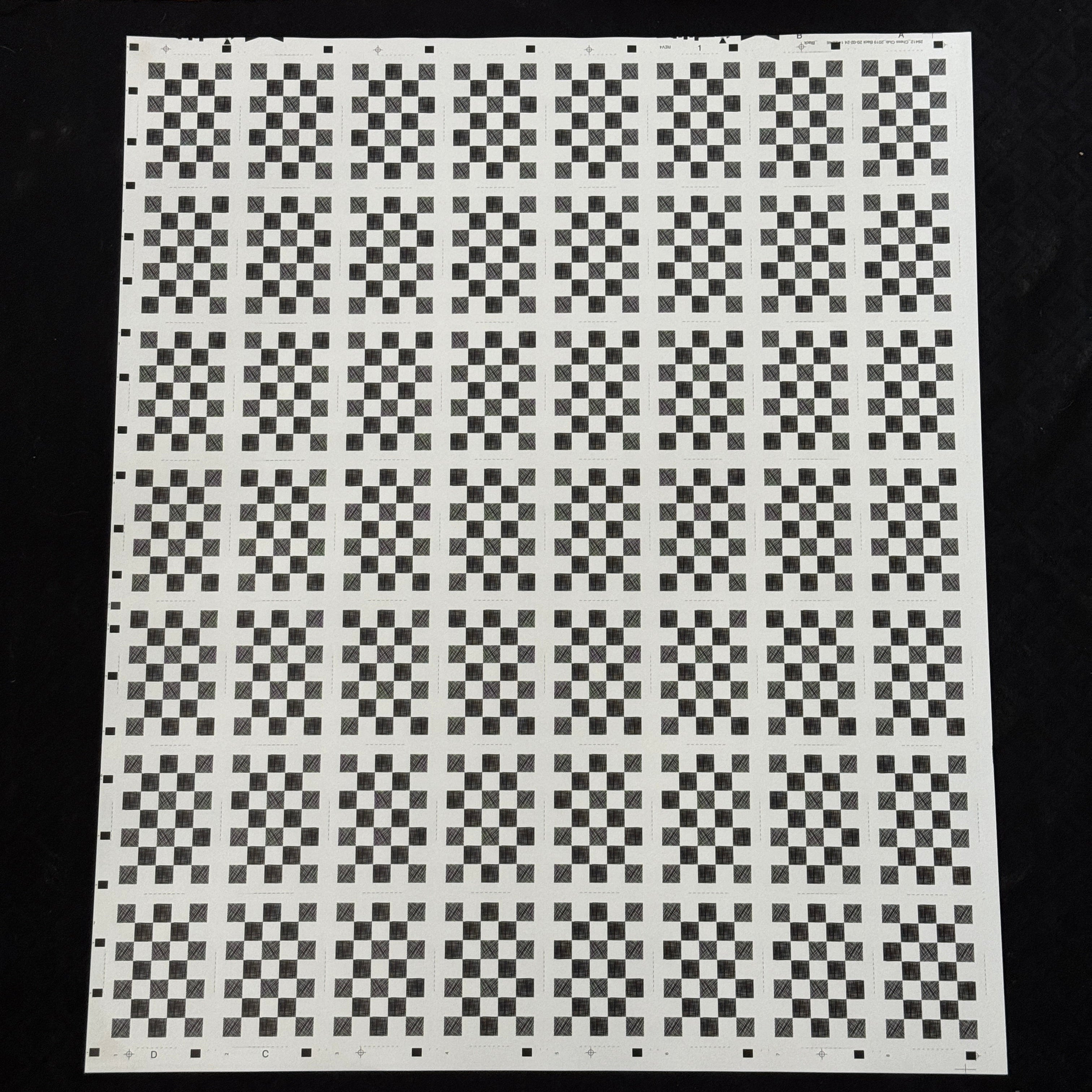 Chess Club Uncut Sheet