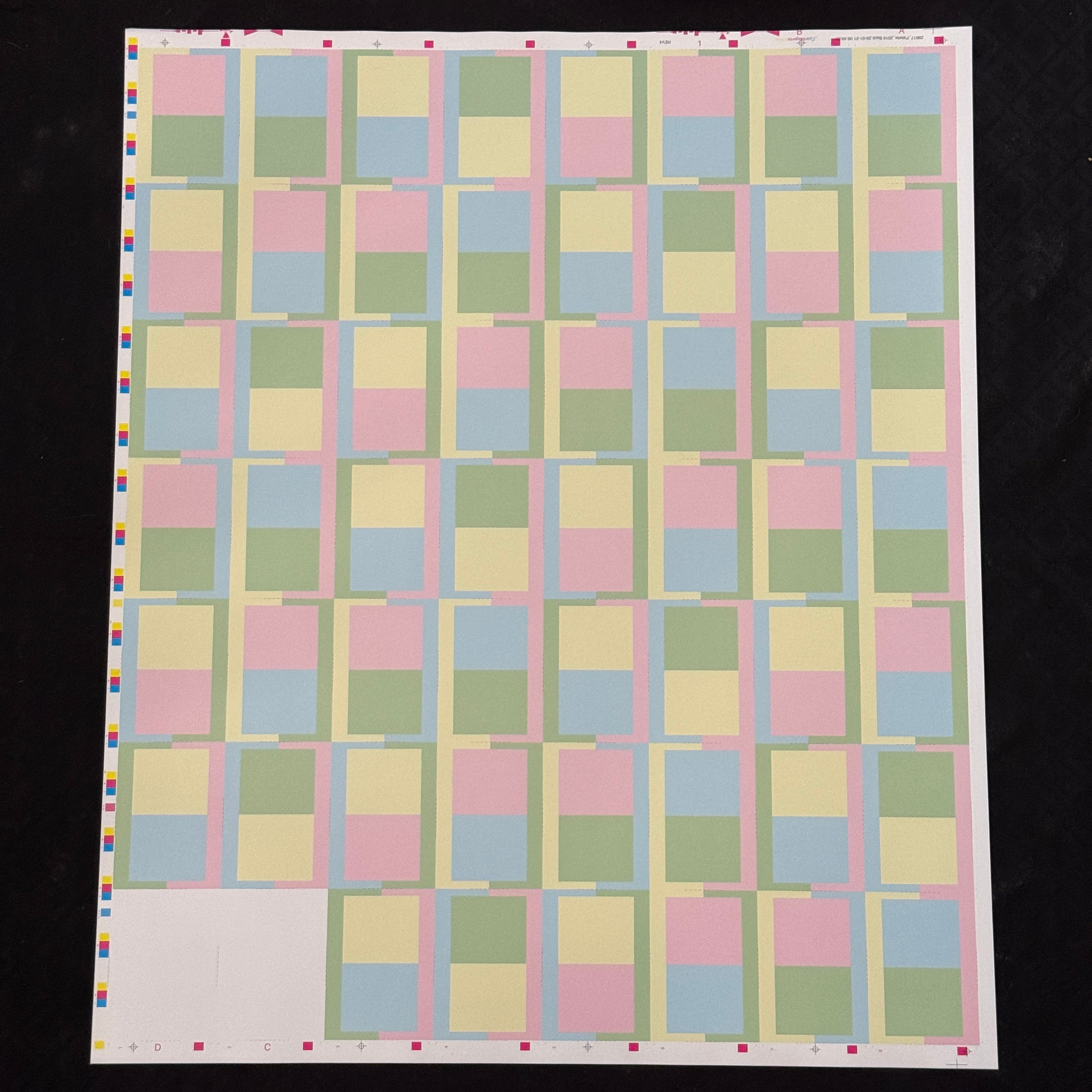 Palette Uncut Sheet