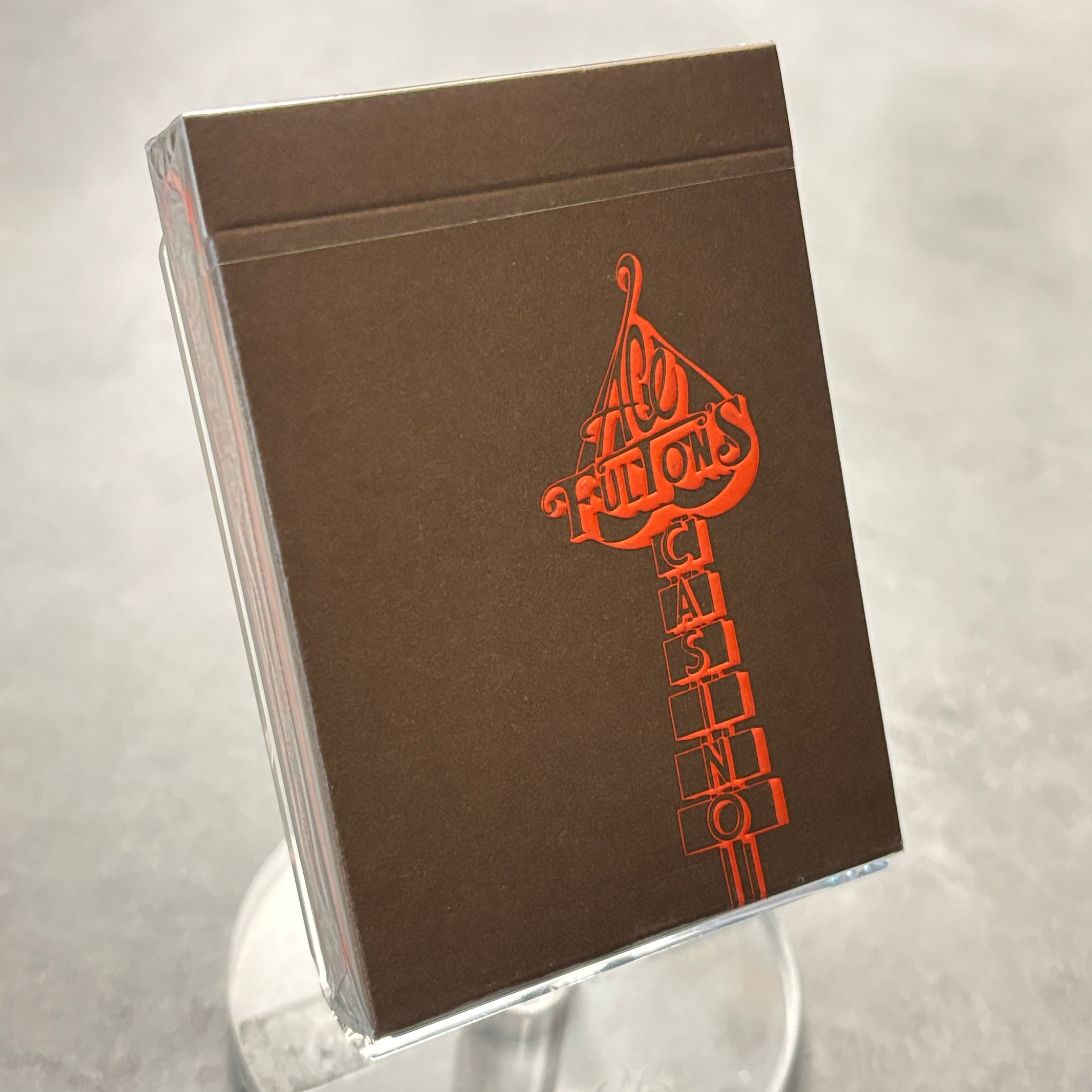 Ace Fulton's Casino (Tobacco Brown) Playing Cards