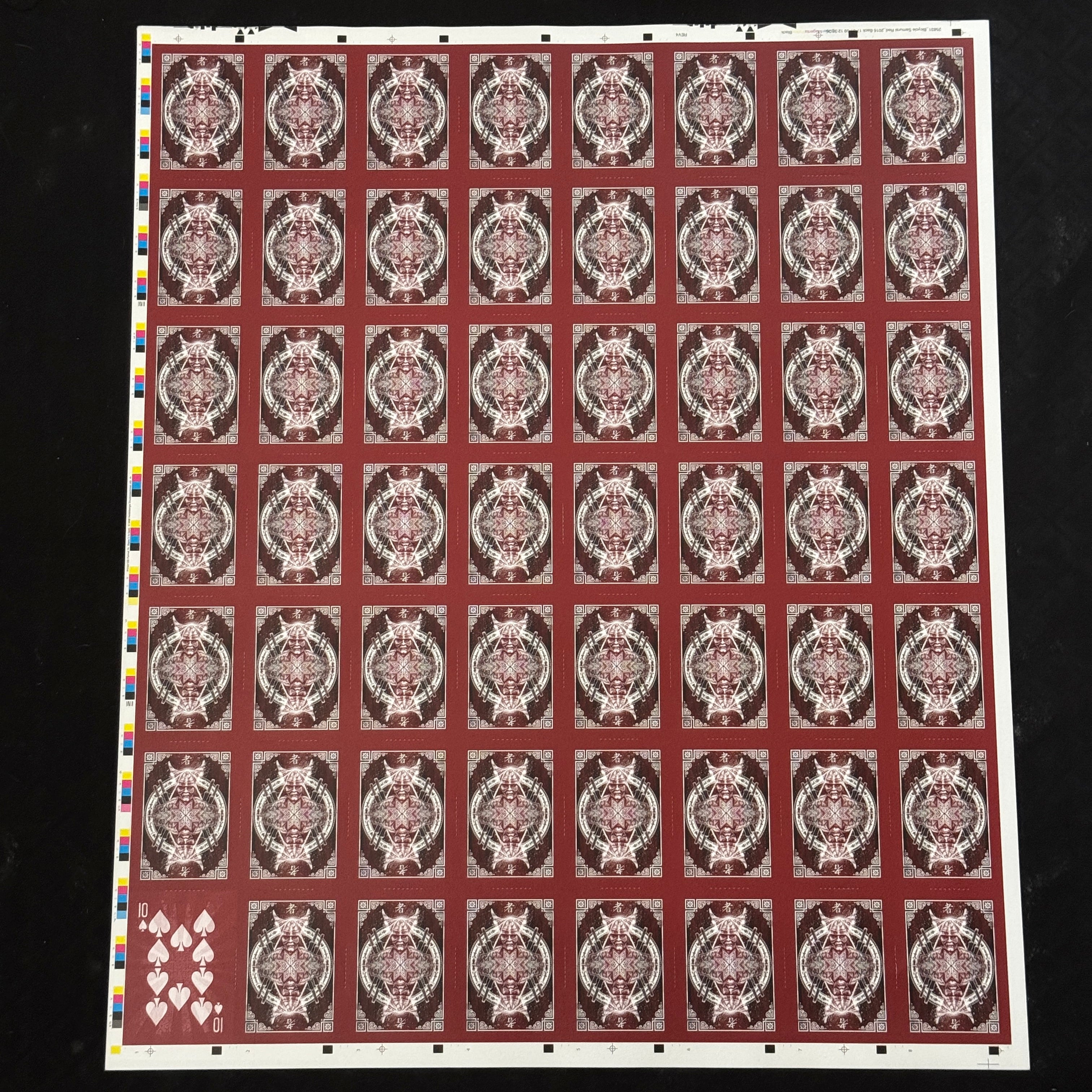 Bicycle Samurai V3 Uncut Sheet