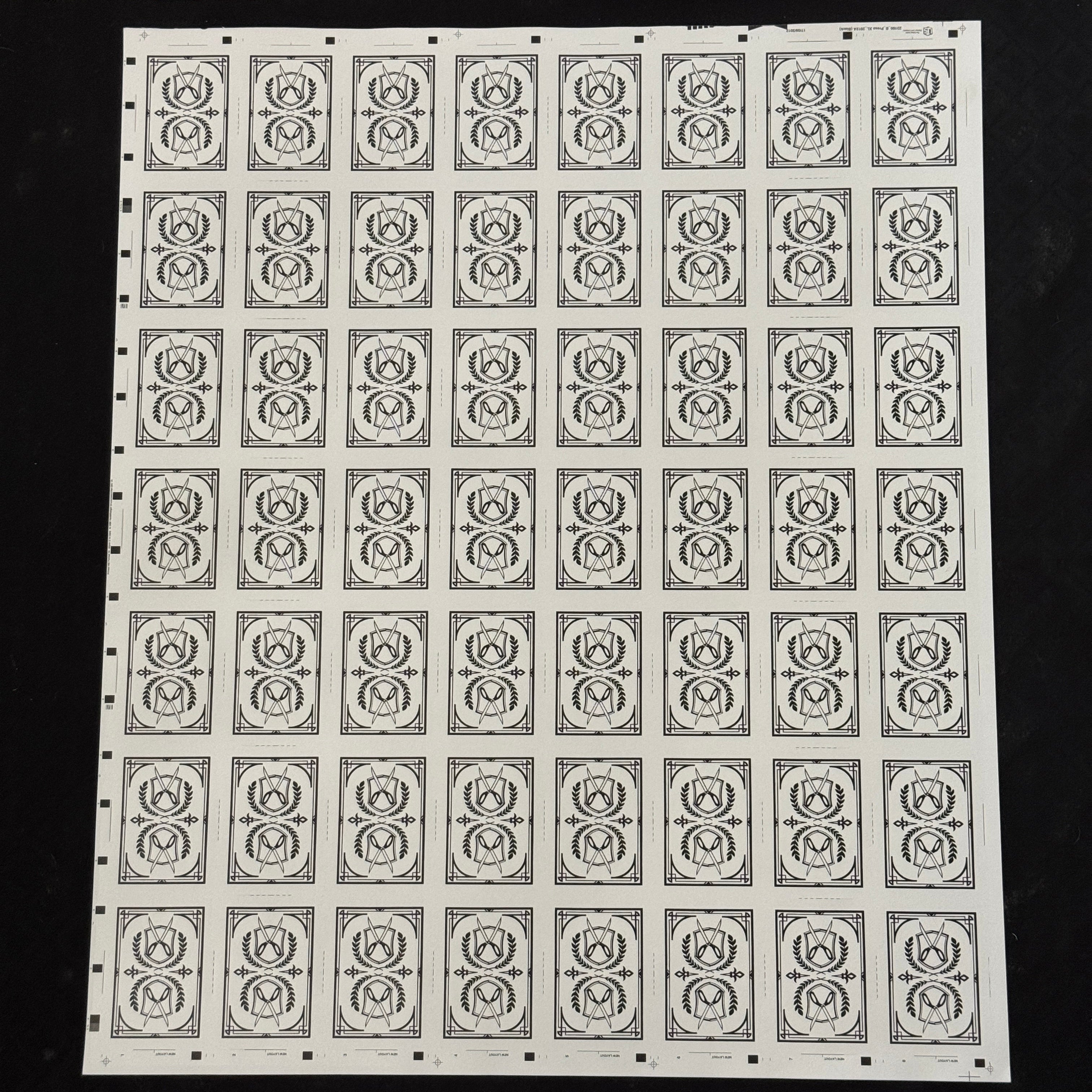 Curator Uncut Sheet