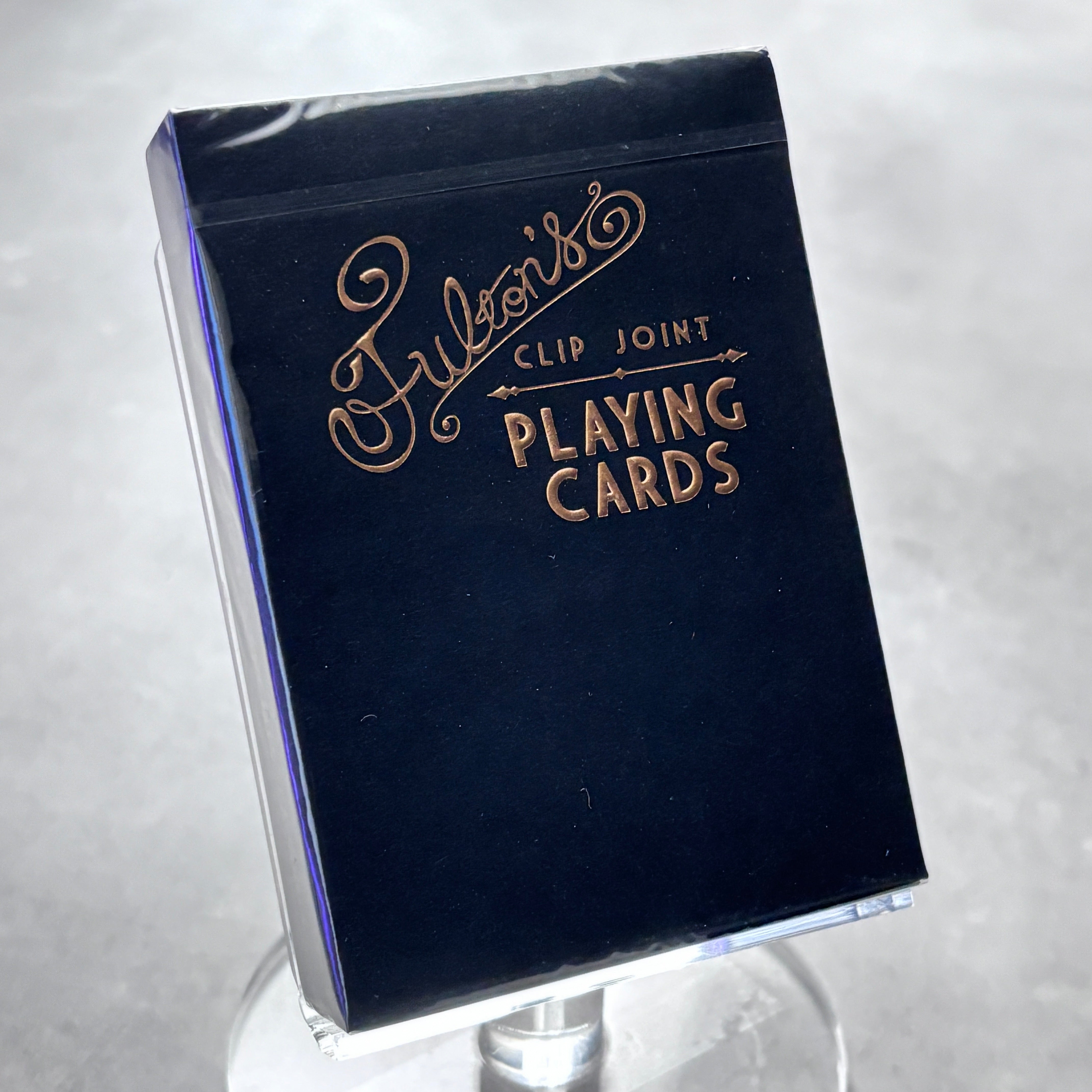 Fulton's Clip Joint 10th Anniversary Playing Cards