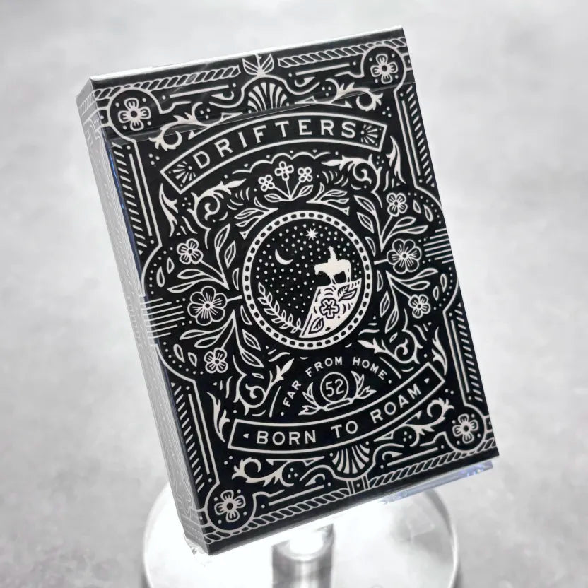 Drifters Black Playing Cards