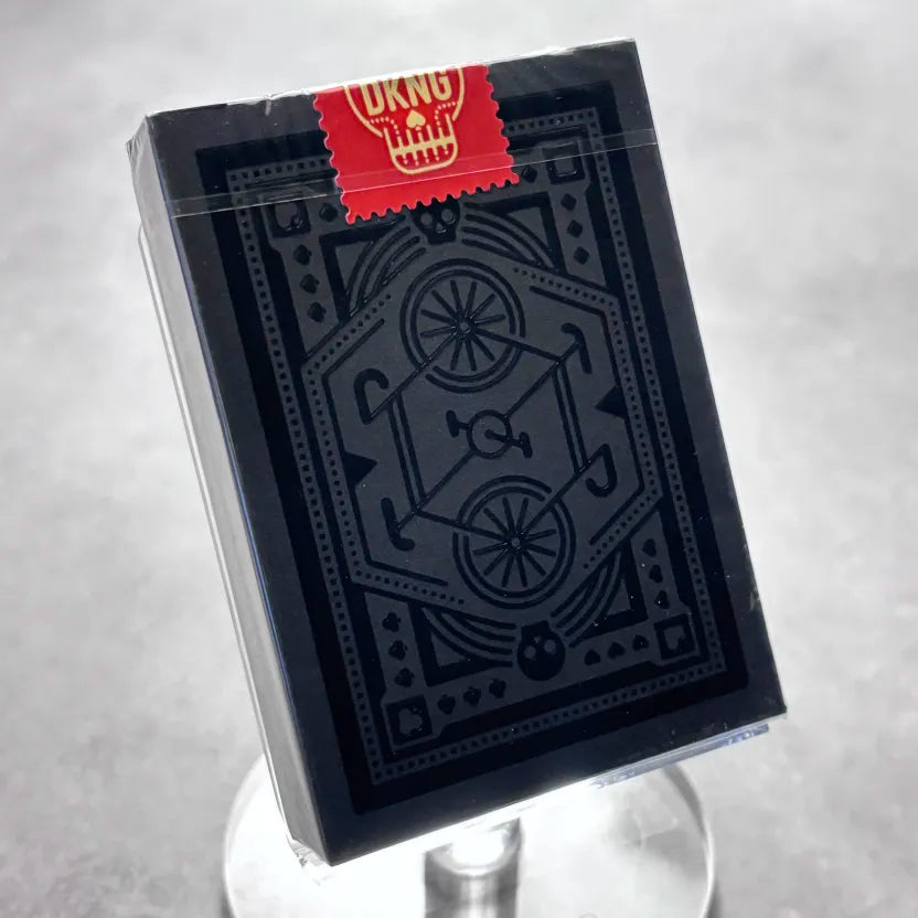 DKNG Black Wheel Playing Cards