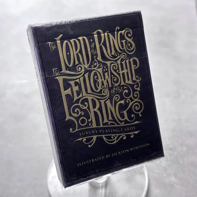 The Lord of the Rings: The Fellowship of the Ring Gilded Playing Cards