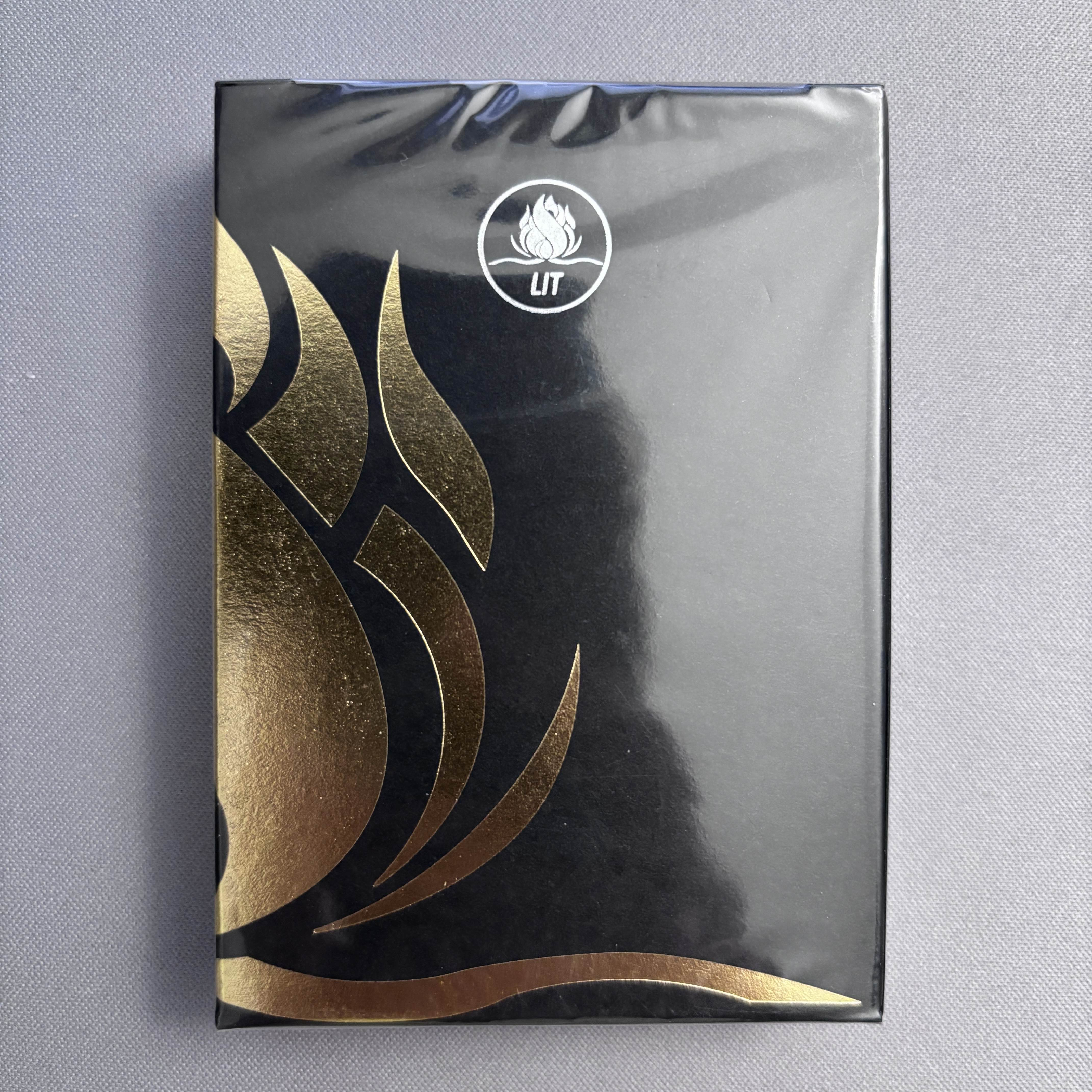 Lit V2 (Black Gilded) Playing Cards