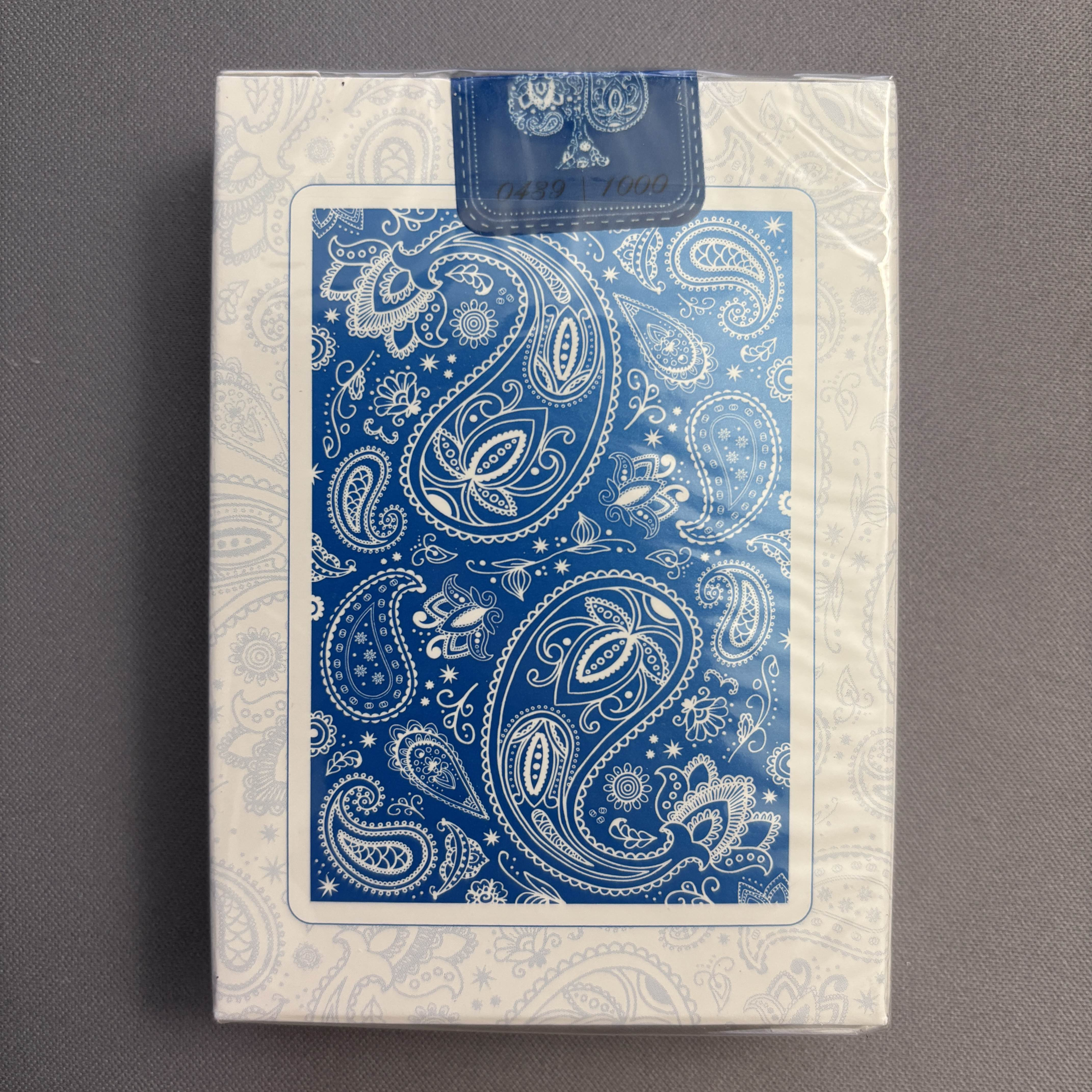 Paisley (Blue Marked) Playing Cards