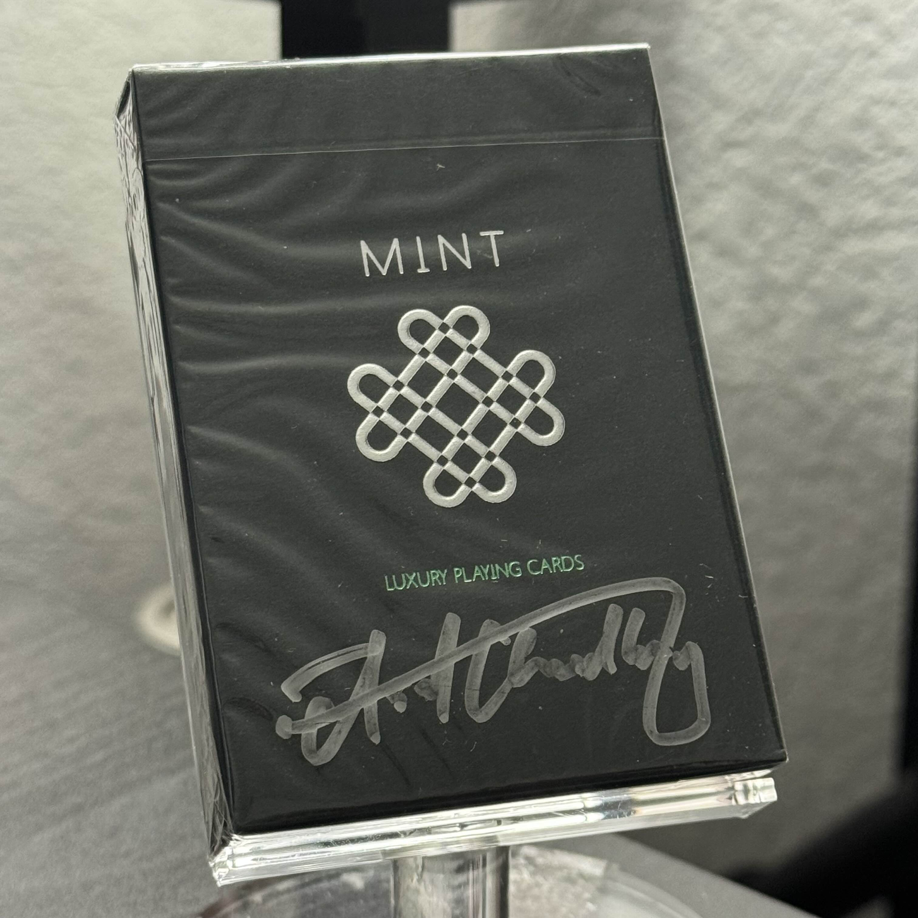 Mint 2 Cucumber (Signed) Playing Cards